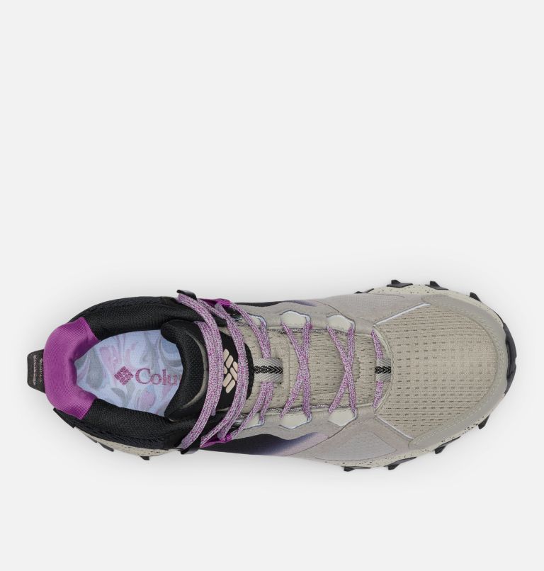 Women's Peakfreak Hera Mid OutDry Shoe, Color: Flint Grey, Berry Patch, image 3