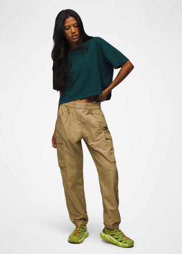 Prana Women’s Kelly Knicker Relaxed Fit Mudd Brown Capri Pants Size 10 NWOT