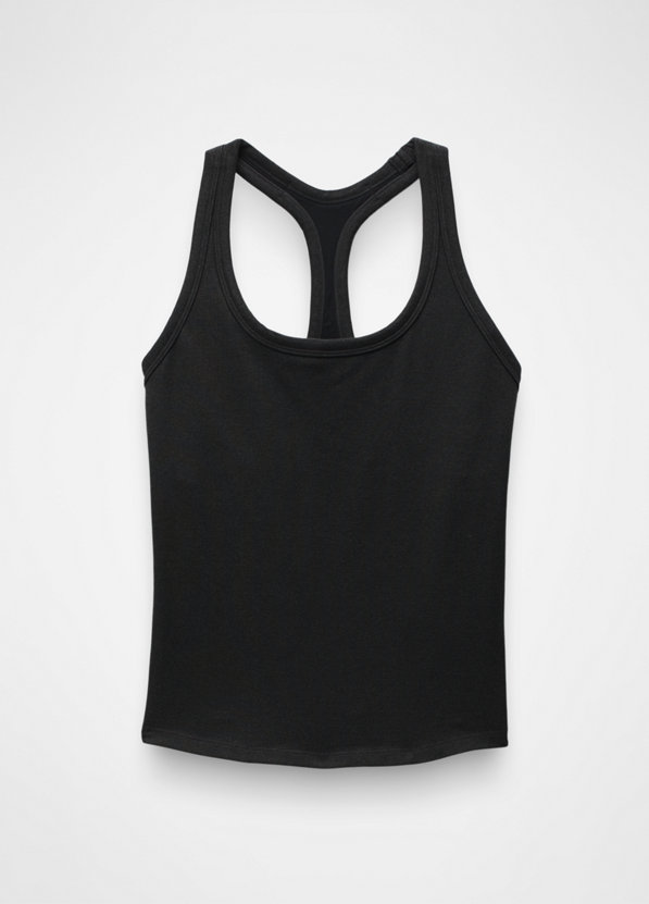 Ribbed Workout Short Racerback Tank Tops for Women with Built in Bra 6 Black