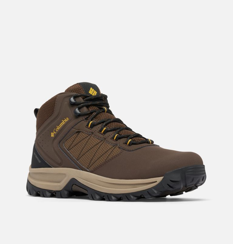 Men's Transverse Hike Waterproof Shoe, Color: Cordovan, Golden Yellow, image 2