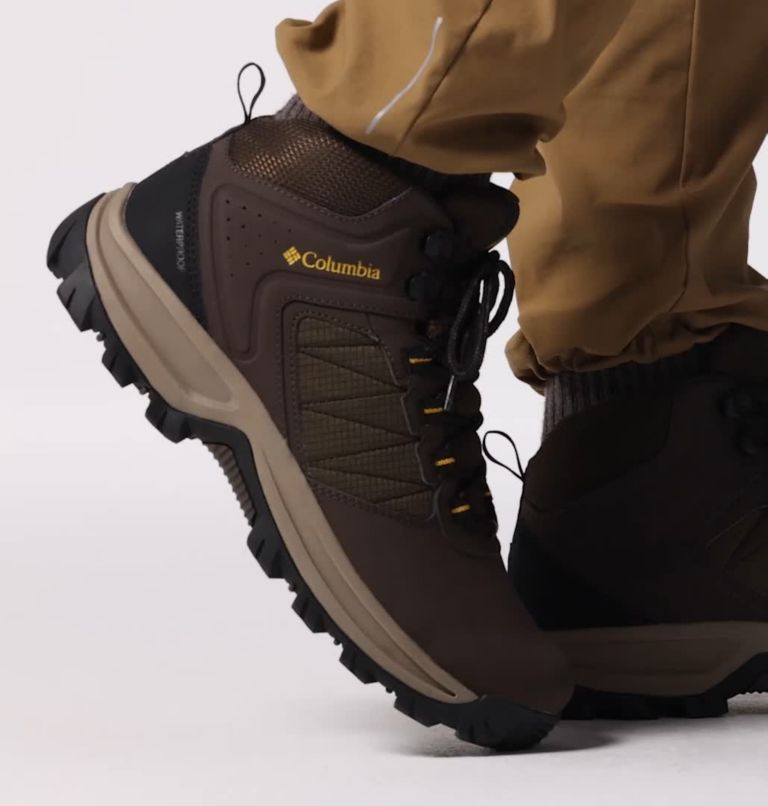 Men's Transverse Hike Waterproof Shoe, Color: Cordovan, Golden Yellow