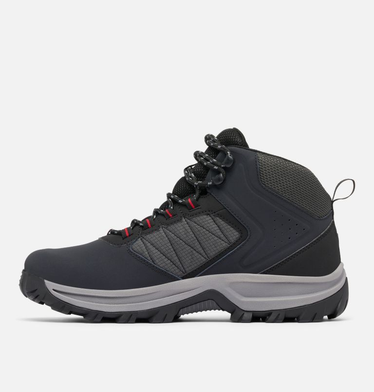Men's Transverse Hike Waterproof Shoe - Wide, Color: Black, Mountain Red, image 6