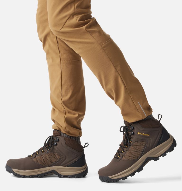 Men's Transverse Hike Waterproof Shoe - Wide, Color: Cordovan, Golden Yellow, image 10