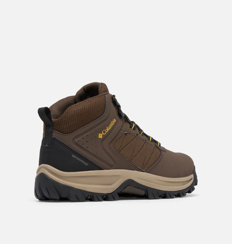 Men's Transverse Hike Waterproof Shoe - Wide, Color: Cordovan, Golden Yellow, image 9