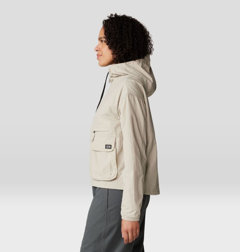 Women's Stryder Full Zip, Color: Oyster Shell, image 3