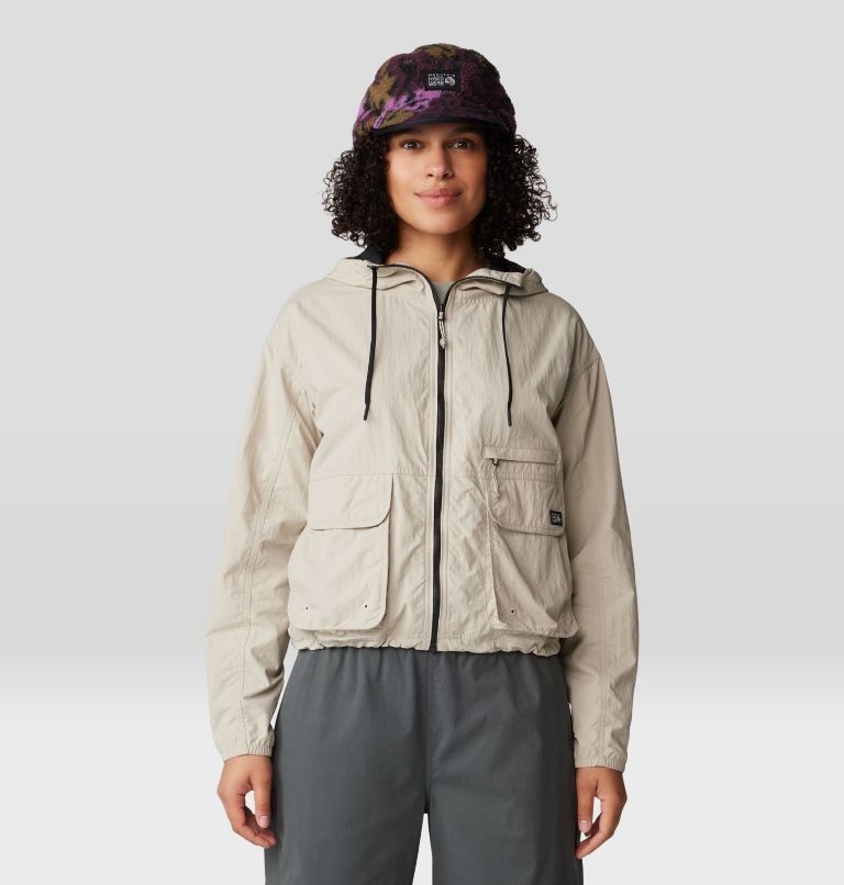 Women's Stryder Full Zip, Color: Oyster Shell, image 7