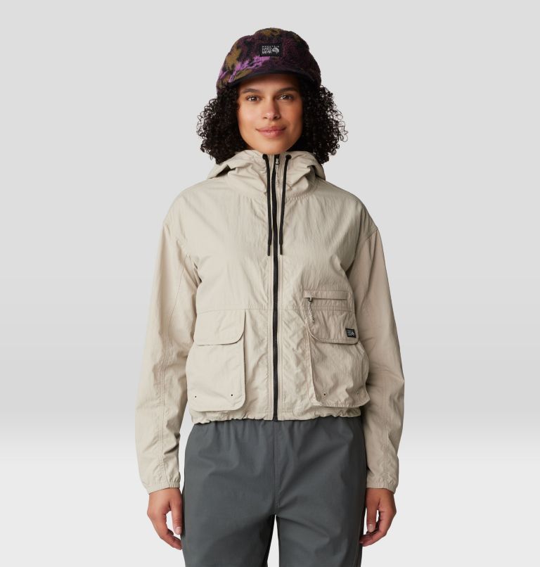 Women's Stryder Full Zip, Color: Oyster Shell, image 1