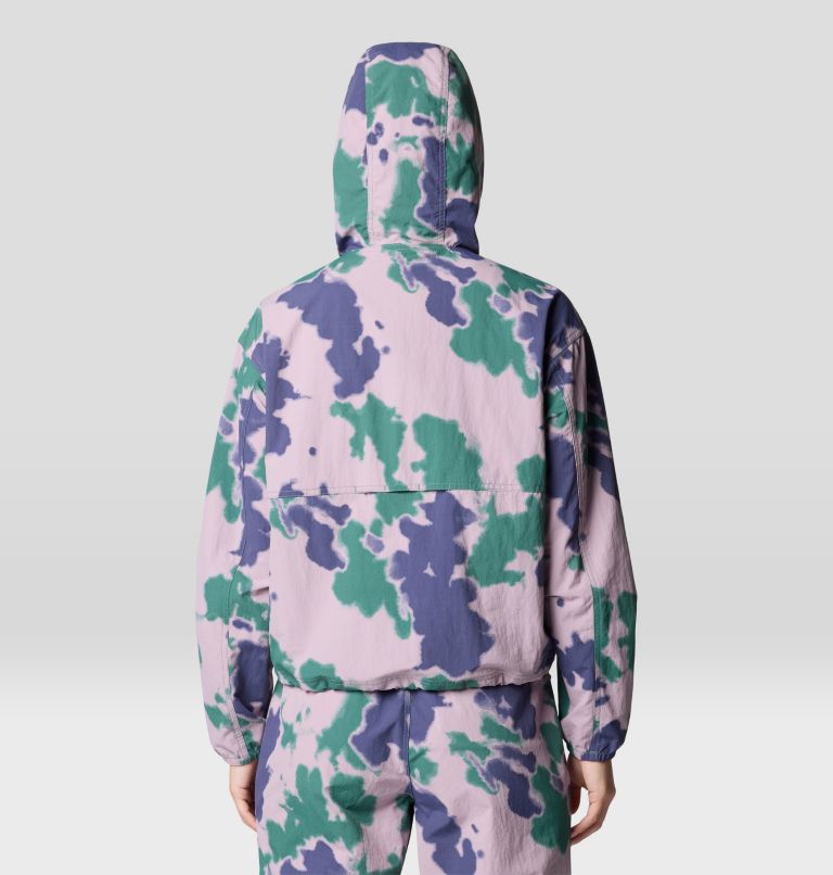 Women's Stryder Full Zip, Color: Blue Pine Blissed Dye Print, image 3