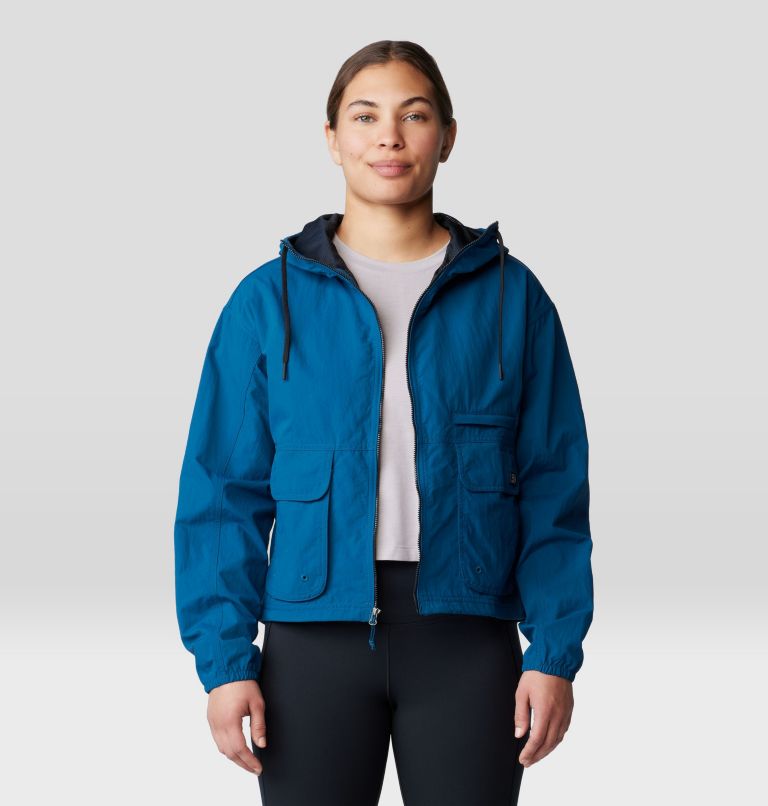Women's Stryder Full Zip, Color: Dark Caspian, image 6