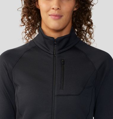 Women's Glacial Trail Full Zip, Color: Black, image 4