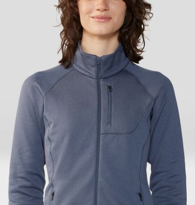 Women's Glacial Trail Full Zip, Color: Blue Slate, image 8