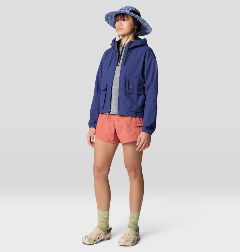 Women's Sunblocker Long Sleeve Hoody, Color: Dark Storm Heather, image 2