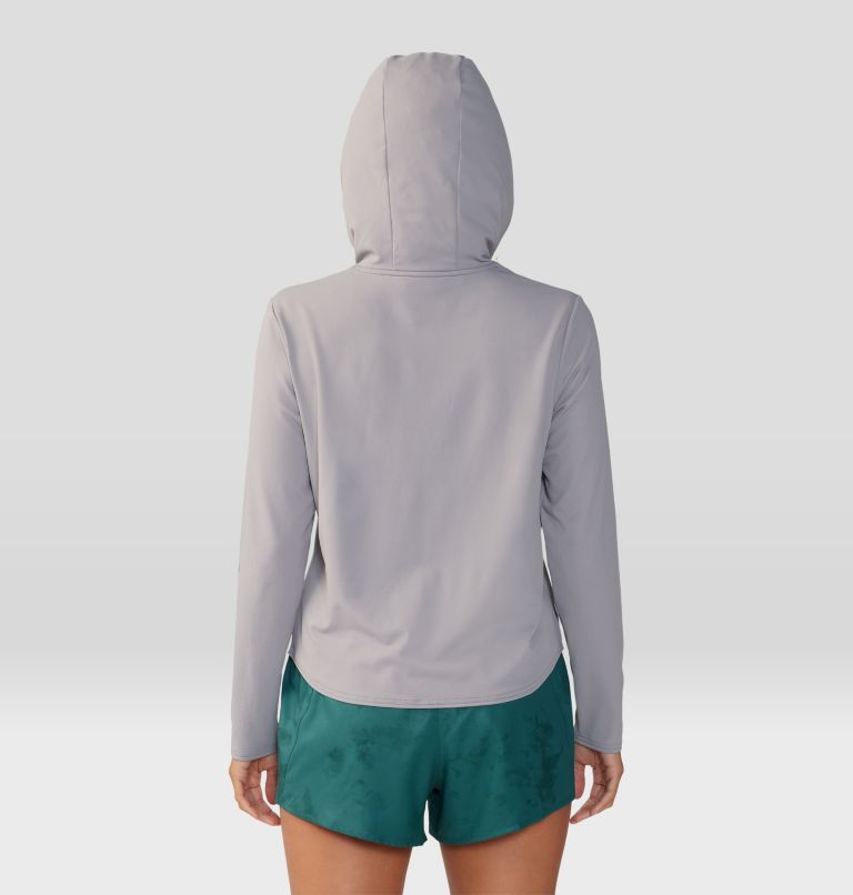 Women's Sunblocker Long Sleeve Hoody, Color: Ashen, image 2