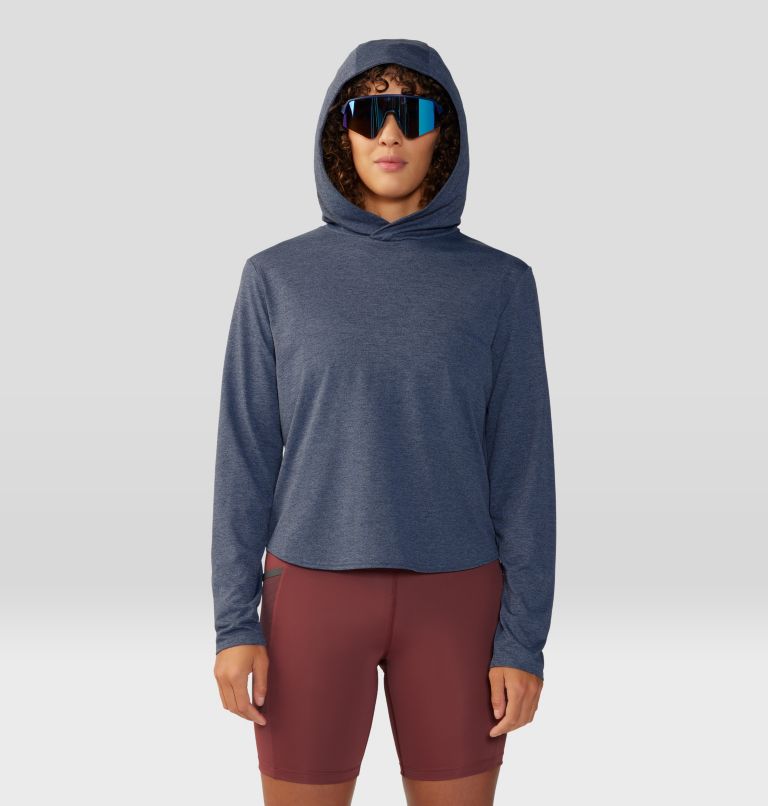 Sweat à capuche à manches longues Sunblocker, Color: Blue Slate Heather, image 1
