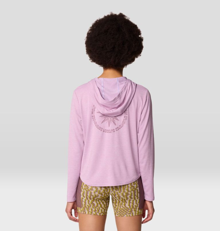 Women's Sunblocker Long Sleeve Hoody | 567 | XL, Color: Wisteria Heather, image 2