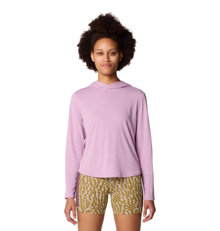 Women's Sunblocker Long Sleeve Hoody | 567 | XL, Color: Wisteria Heather, image 1
