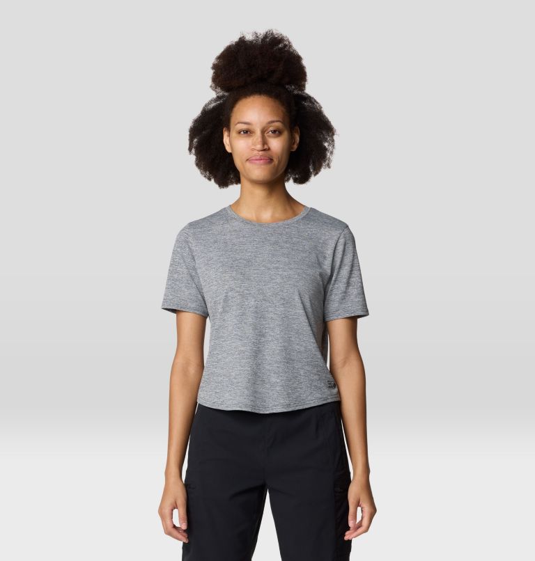 Women's Sunblocker Short Sleeve, Color: Dark Storm Heather, image 1