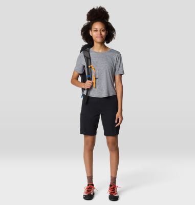 Women's Sunblocker Short Sleeve, Color: Dark Storm Heather, image 10