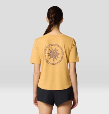 Women's Sunblocker Short Sleeve, Color: Sundown Gold Heather, image 14