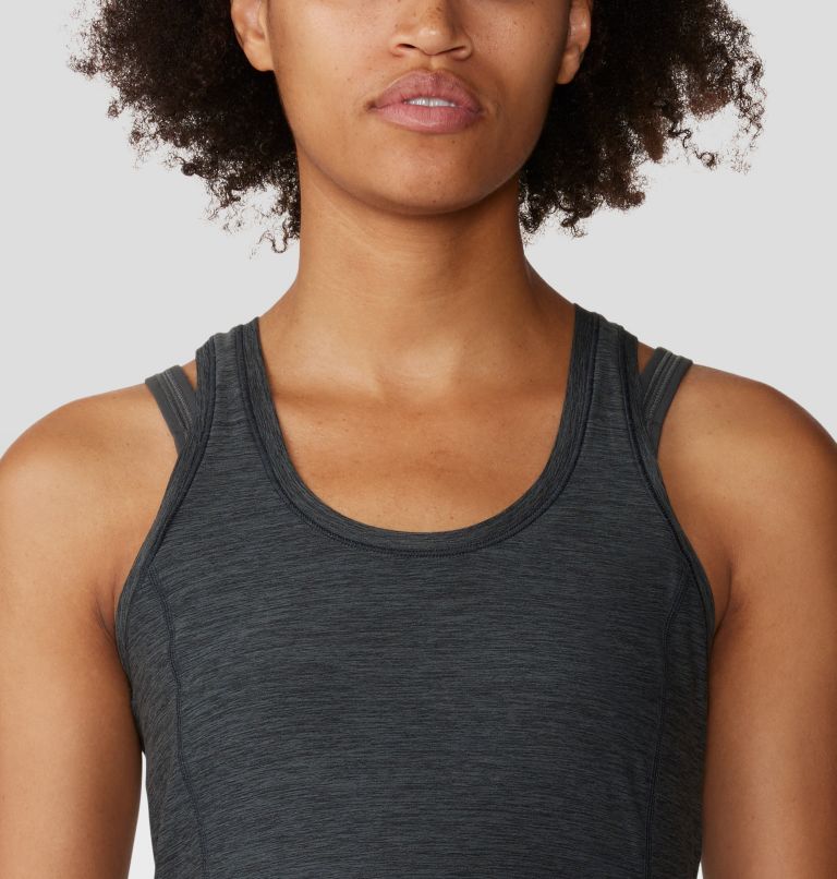 Women's Chillaction Tank, Color: Black Heather, image 4