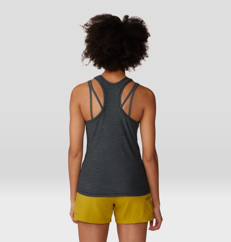 Women's Chillaction Tank, Color: Black Heather, image 2