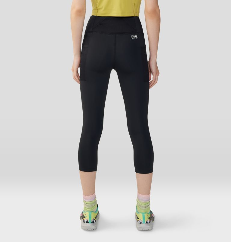 Women's Yuba Trail Crop, Color: Black, image 3