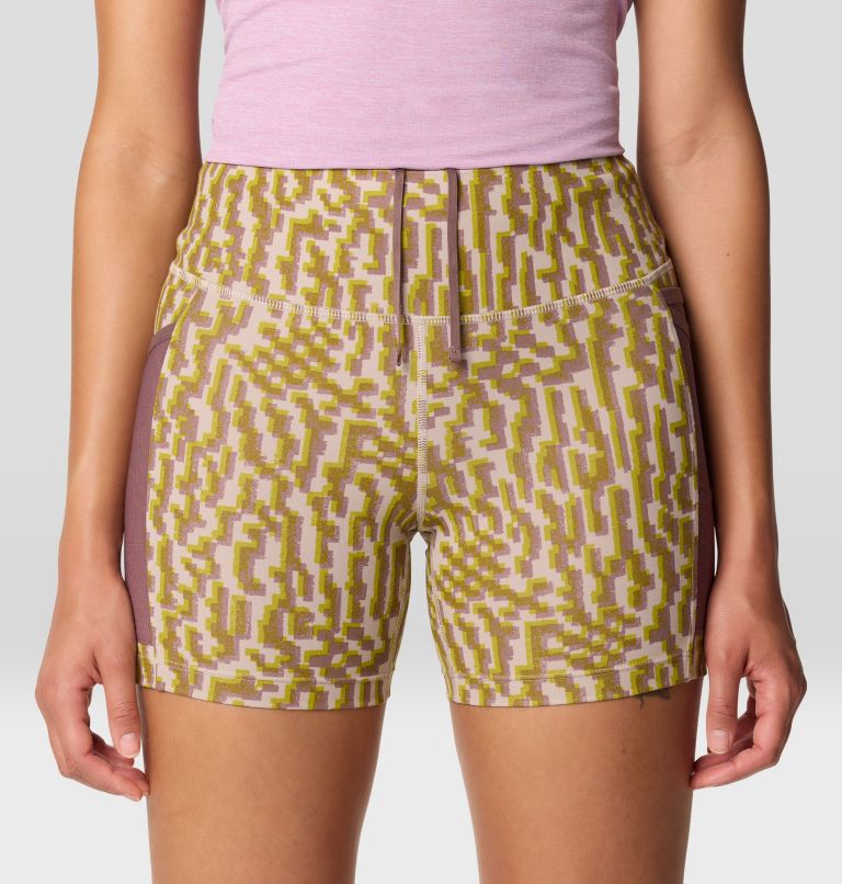 Women's Yuba Trail Short, Color: Light Mystic Digidaze Print, image 6