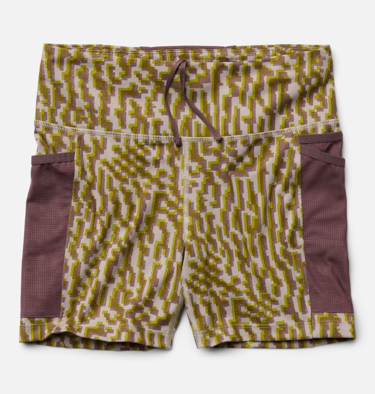 Women's Yuba Trail Short, Color: Light Mystic Digidaze Print, image 3