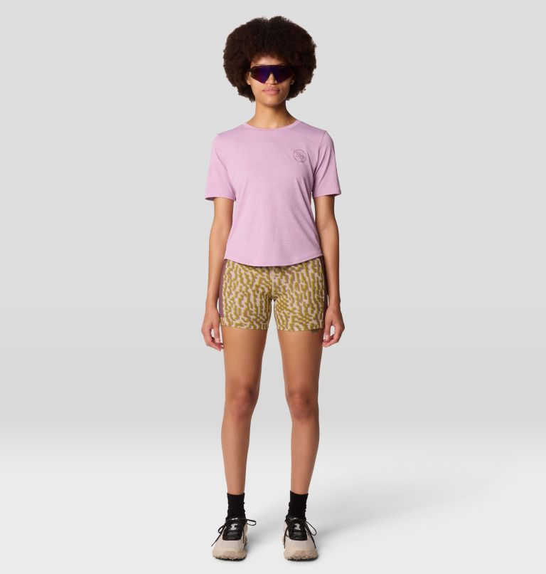 Women's Yuba Trail Short, Color: Light Mystic Digidaze Print, image 2