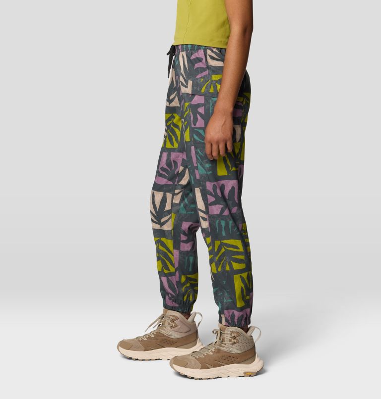 Women's Trail Sender Pant, Color: Volcanic Meadows Print, image 5