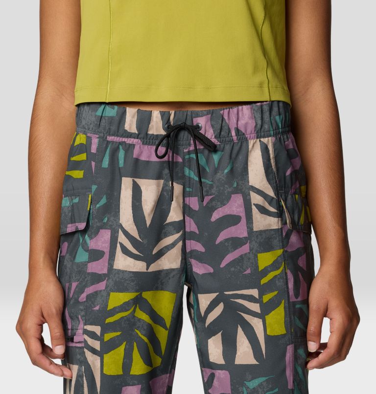 Women's Trail Sender Pant, Color: Volcanic Meadows Print, image 6