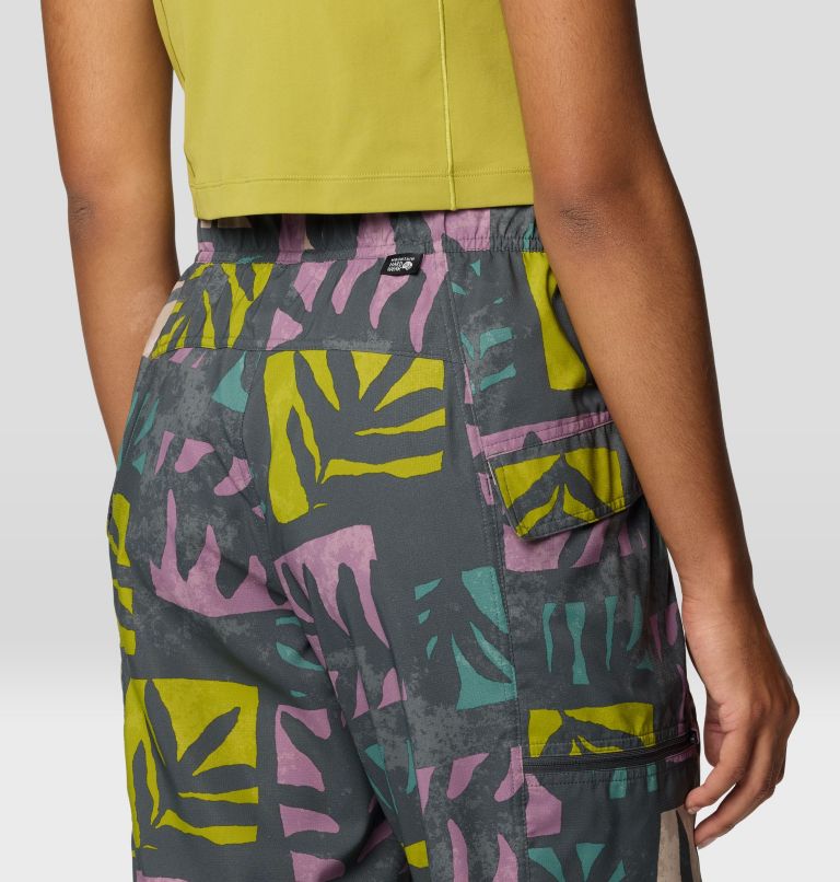 Women's Trail Sender Pant, Color: Volcanic Meadows Print, image 7