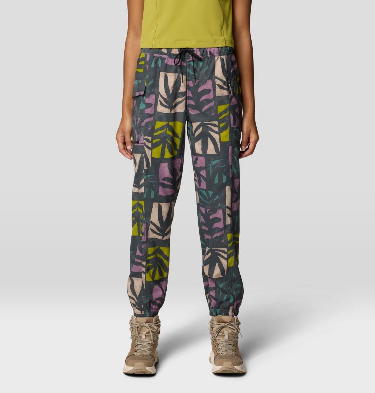 Women's Trail Sender Pant, Color: Volcanic Meadows Print, image 1