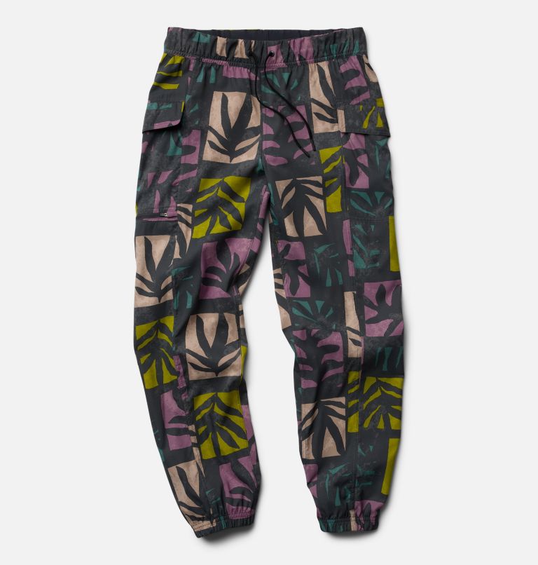 Women's Trail Sender Pant, Color: Volcanic Meadows Print, image 3