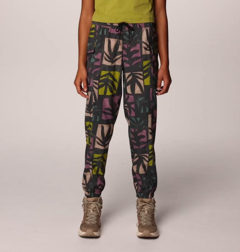 Women's Trail Sender Pant, Color: Volcanic Meadows Print