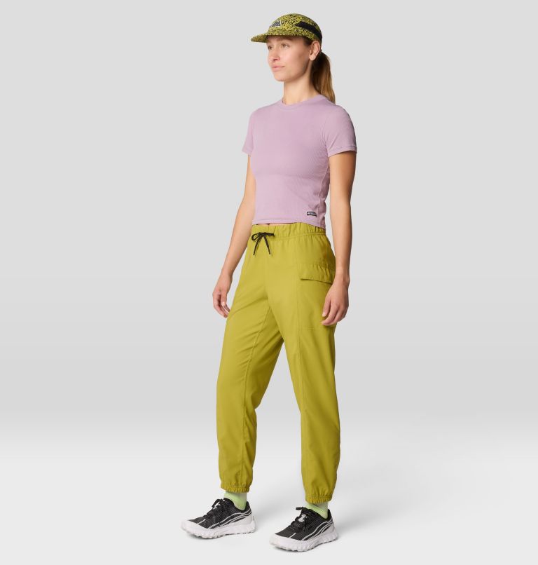 Women's Trail Sender Pant, Color: Moon Moss, image 2