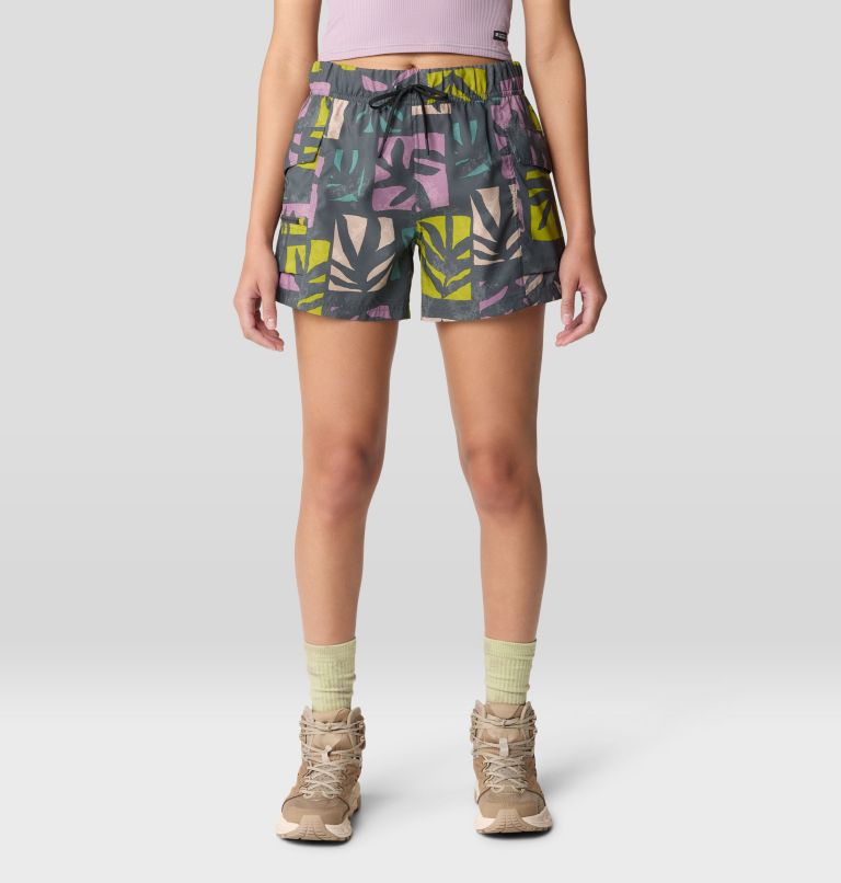 Women's Trail Sender Short, Color: Volcanic Meadows Print, image 1