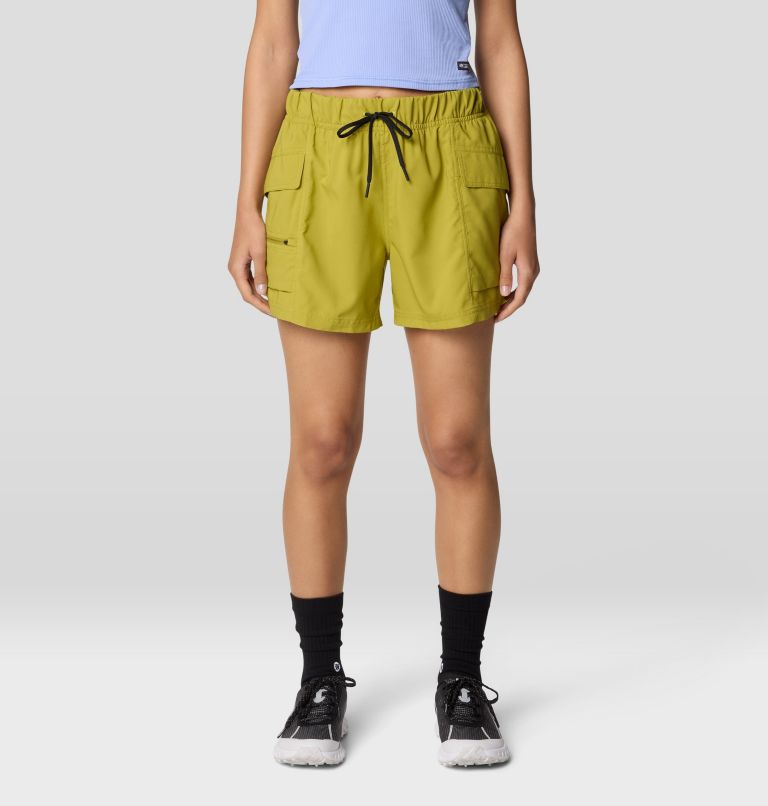 Women's Trail Sender Short, Color: Moon Moss, image 1