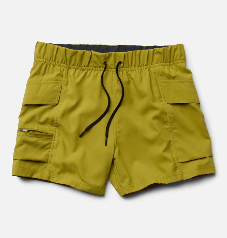 Women's Trail Sender Short, Color: Moon Moss, image 3