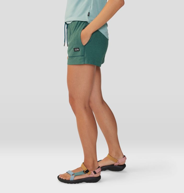 Women's Chillaction Short, Color: Aqua Green Heather, image 3