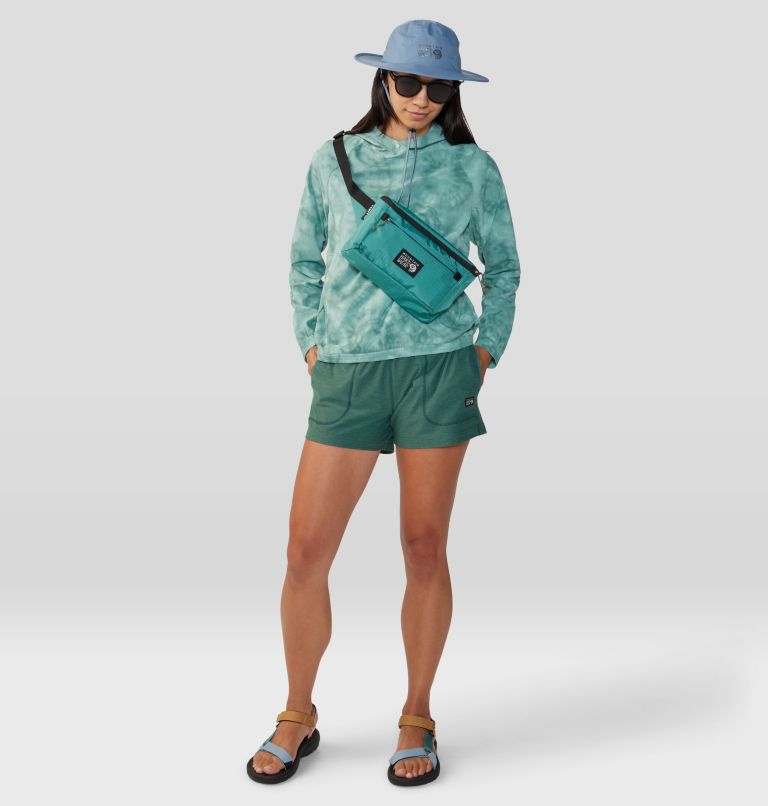 Women's Chillaction Short, Color: Aqua Green Heather, image 6