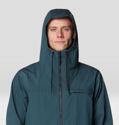 Men's Stryder Full Zip, Color: Blue Pine Ripstop, image 8