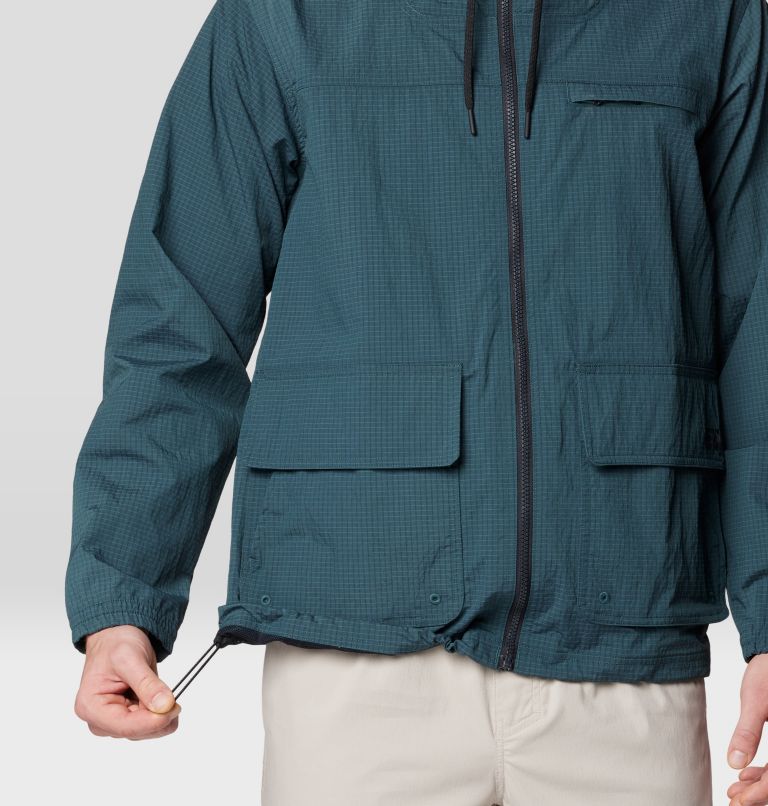 Men's Stryder Full Zip, Color: Blue Pine Ripstop, image 7