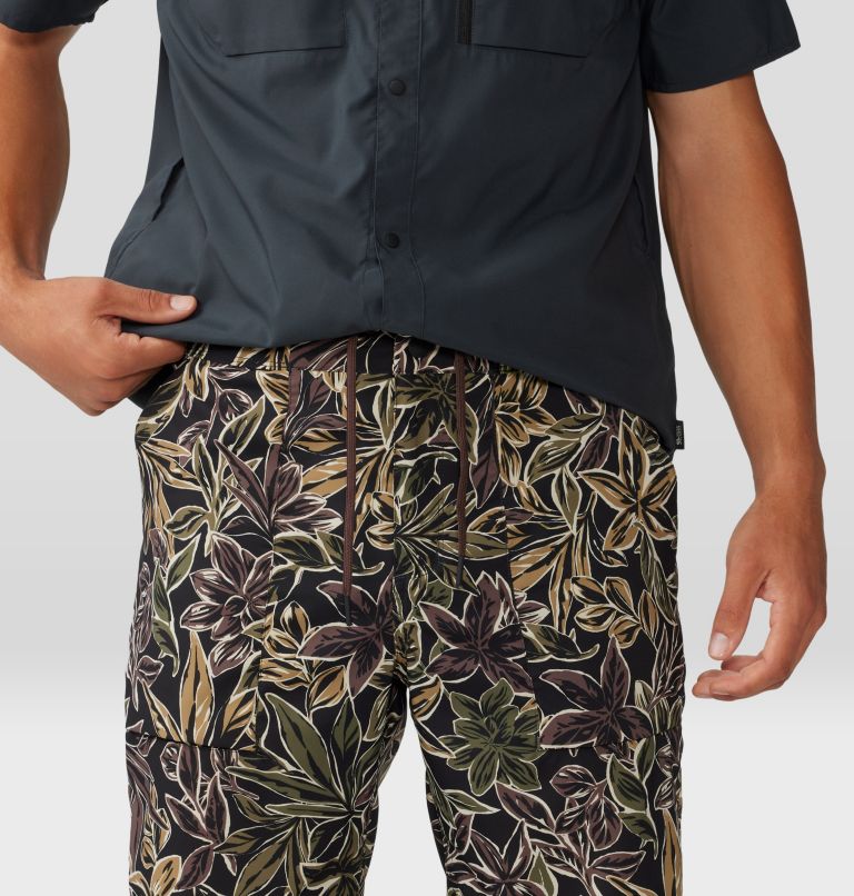 Men's Trail Sender Short, Color: Black Floral Print, image 5