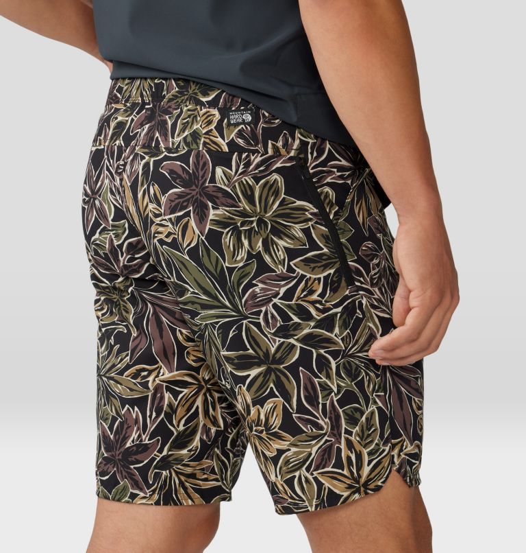 Men's Trail Sender Short, Color: Black Floral Print, image 6