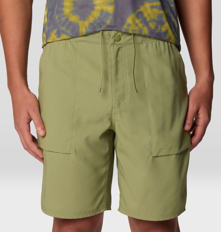 Men's Trail Sender Short, Color: Light Cactus, image 6