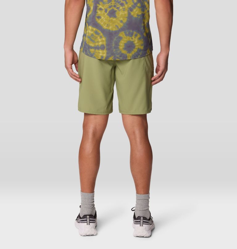 Men's Trail Sender Short, Color: Light Cactus, image 4