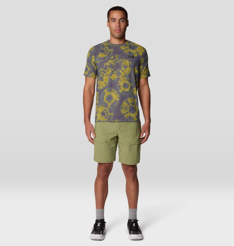 Men's Trail Sender Short, Color: Light Cactus, image 2