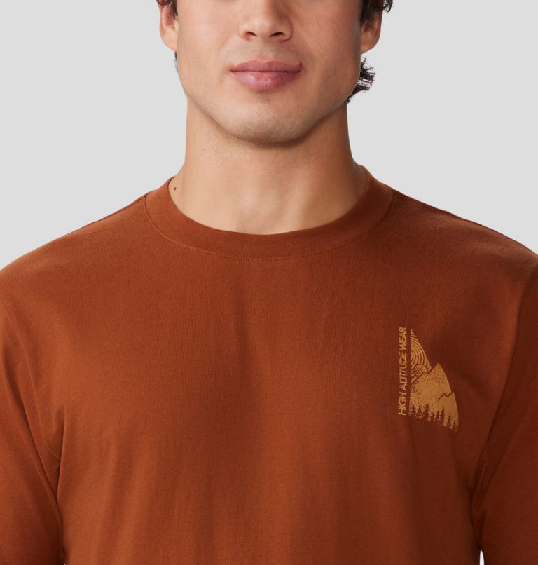 T-shirt à manches courtes Jagged Peak Homme, Color: Iron Oxide, image 4
