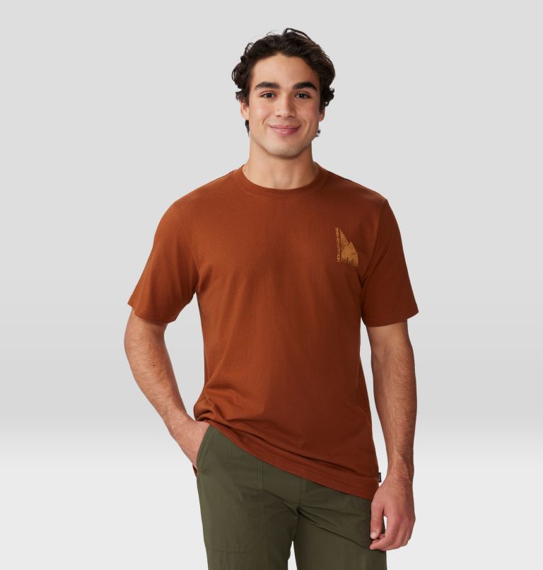 Men's Jagged Peak Short Sleeve, Color: Iron Oxide, image 5